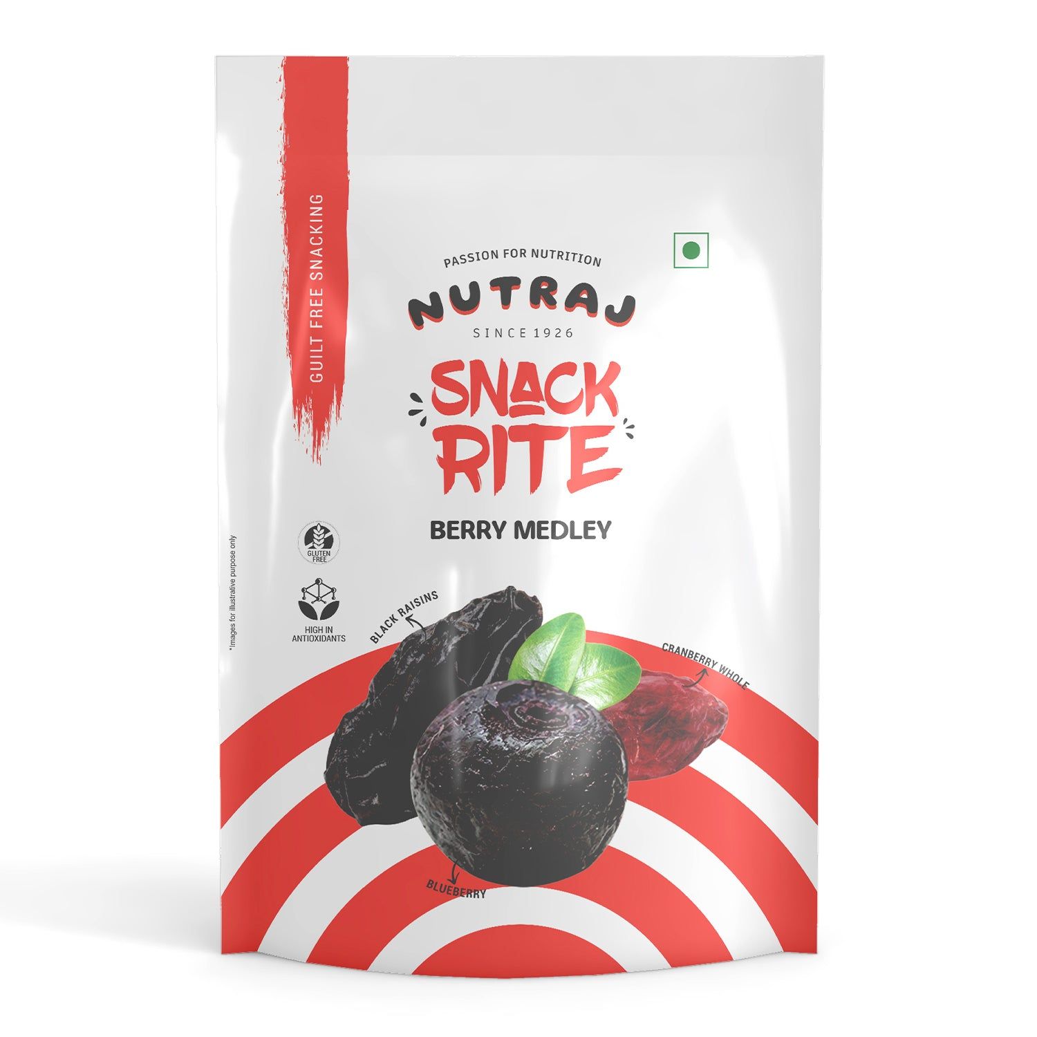 Nutraj Snackrite Berry Medley with Himalayan Pink Salt Mix 150gm