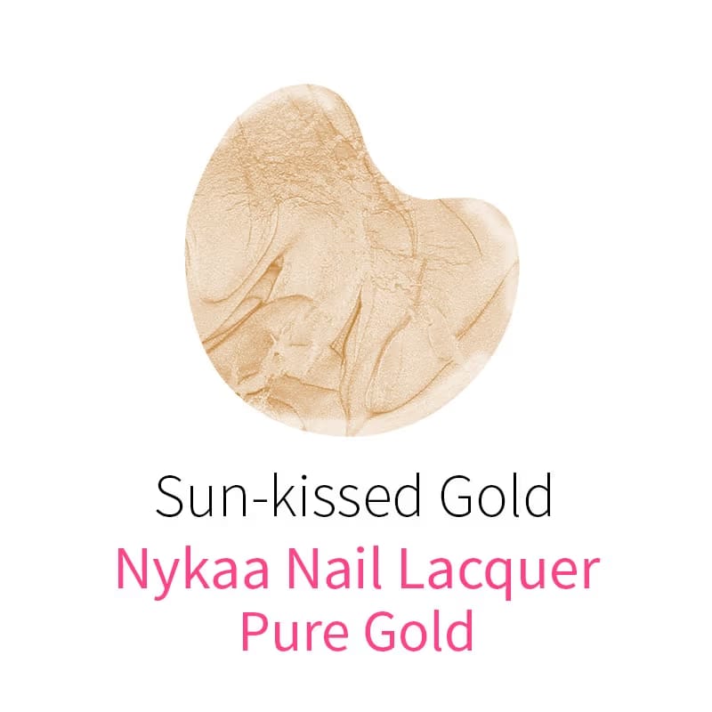 Nykaa Mirror Chrome Nail Lacquer - Sun-Kissed Gold 166