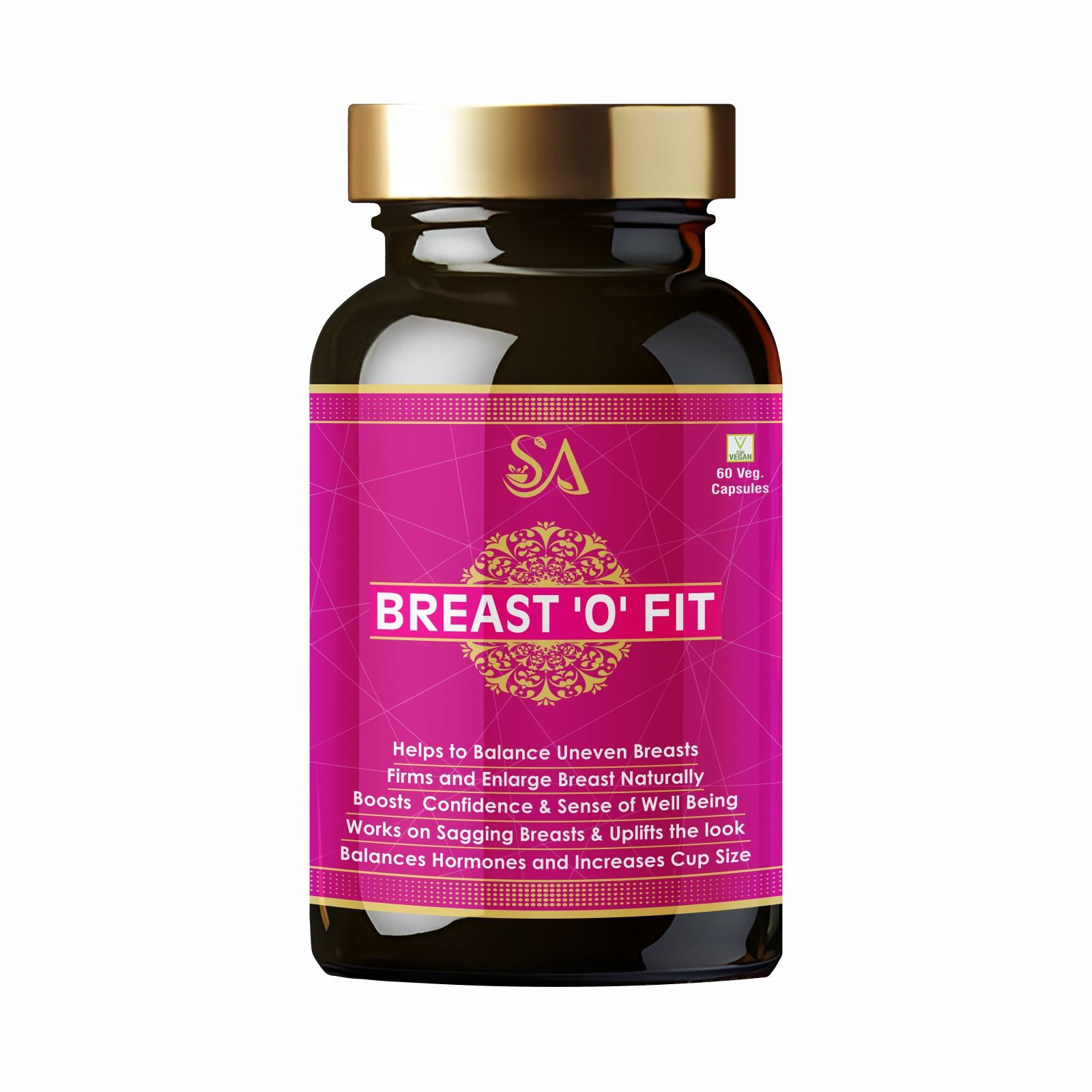 BREAST ‘O’ FIT(Works on Sagging Breasts & Uplifts The Look, Balances Hormones and Increases Cup Size, Boosts Confidence & Sense of Well being)