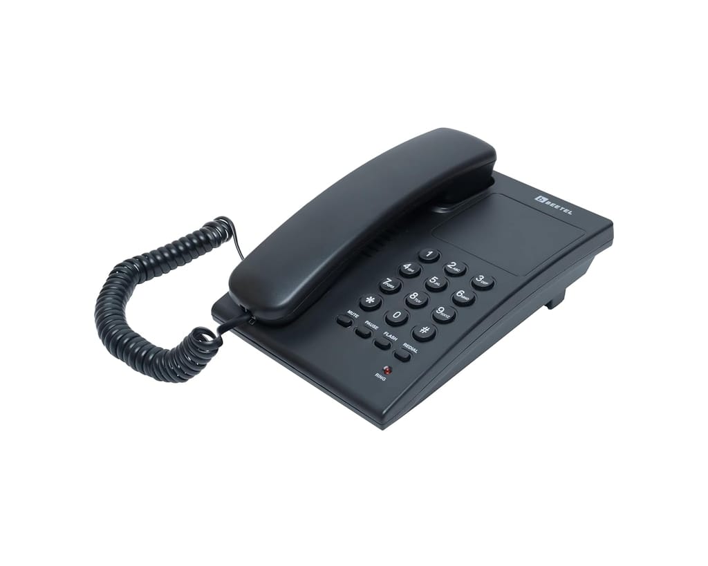 Beetel G10 Newly Launched, Corded Landline, Ringer LED Indication, Desk and Wall Mountable, 3 Step Ringer Volume Control, Tone/Puls/Flash/Pause/Redial, TEC - Mobile Phone | Buy online on ZillyBuy