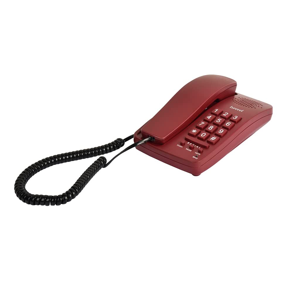 Beetel B80 Corded Landline Phone(Without Display), Ringer Volume Control, Wall/Desk Mountable, Classic Design, Clear Call Quality, Mute/Pause/Flash/Redial - Mobile Phone | Buy online on ZillyBuy