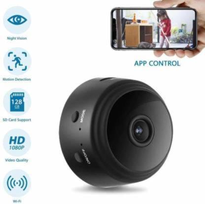Best Quality 1080p HD Mini WiFi Spy Secret Wireless IP CCTV Camera Supports 128GB MicroSD Card Spy Camera (1 Channel) - Camera | Buy online on ZillyBuy