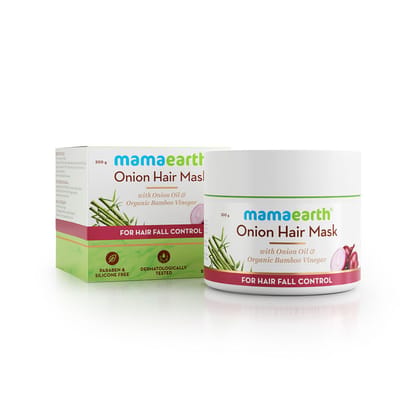 Mamaearth Onion Hair Mask For Hair Fall Control (200gm)