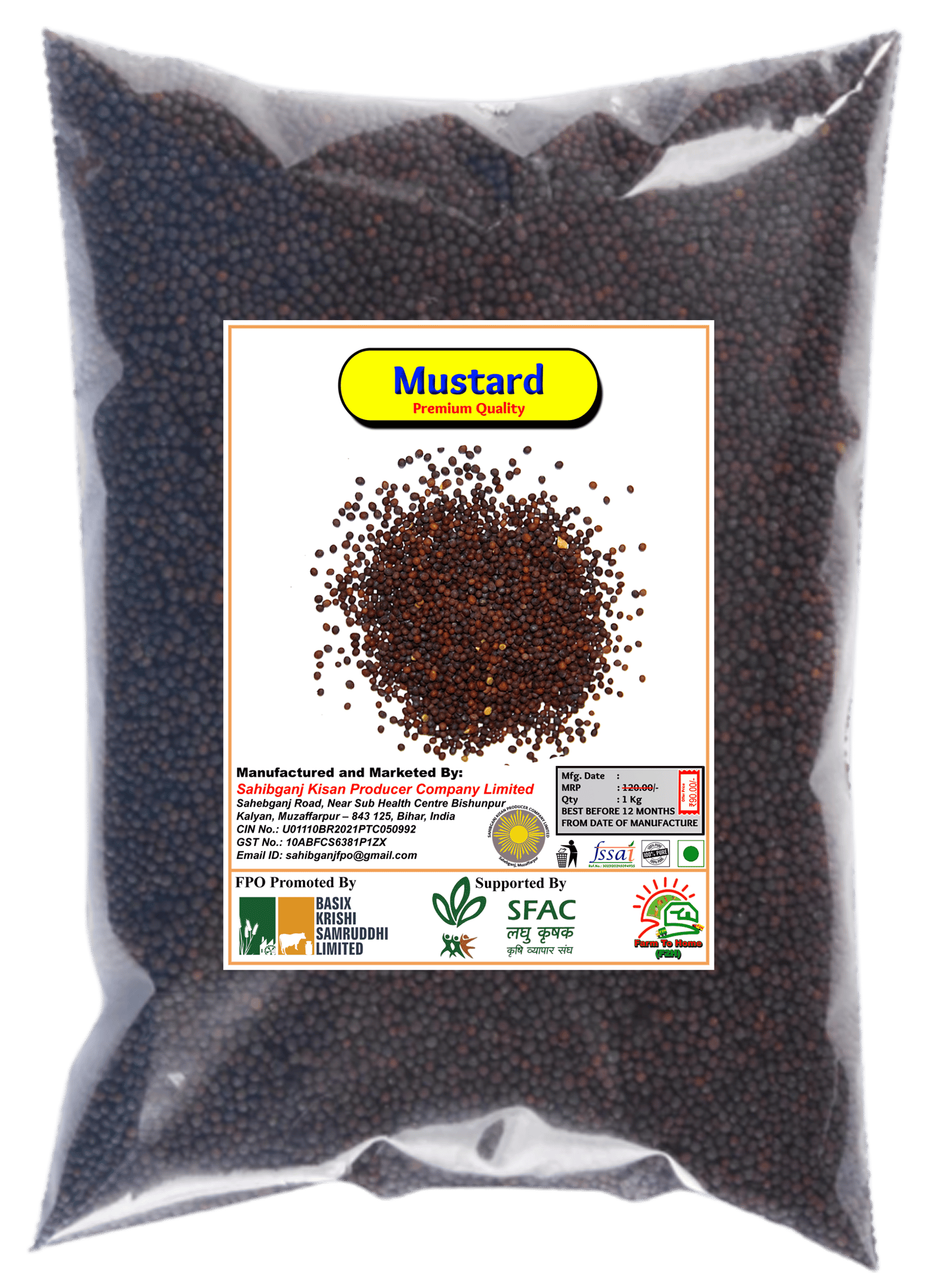 Mustard | Premium Quality | 1 Kg