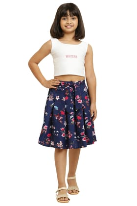 Cute Fancy Blue Skirt for Girls.