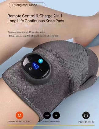 URBAN CREW Cordless Knee Massager For Pain Relief |Knee Massager, Electric Knee Massage Machine with Infrared Heated Vibration Physiotherapy Also Useful For Shoulder, Arms (1PC)