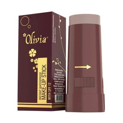 Olivia Instant Waterproof Makeup Stick Concealer Natural 15g Shade No.3 (SPF 12)