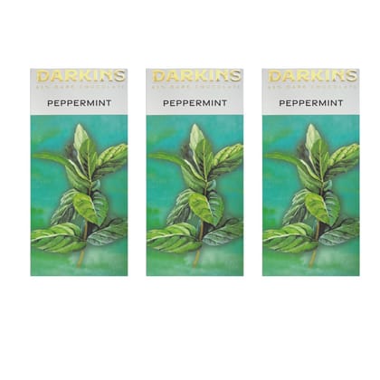 DARKINS 63% Dark Chocolates Peppermint | Dark Chocolate Bar | Gluten-Free | Vegan | Unrefined Cane Sugar | No Artificial Flavours | Natural Chocolate Bar | 50 Gm Each Pack of 3