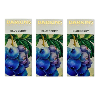 DARKINS 70% Dark Chocolate With Blueberries | 3x50gm | Gluten-Free Chocolate | Vegan | Natural | Unrefined Cane Sugar | 50g Each Pack of 3