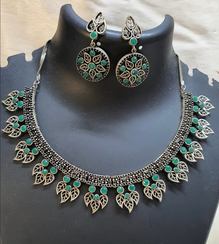 Glamvila German Silver Jewellery Combo-01 - Jewellery Sets | Buy online on ZillyBuy
