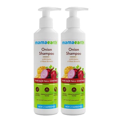 Mamaearth Onion Shampoo (250 ml each) - Pack Of 2