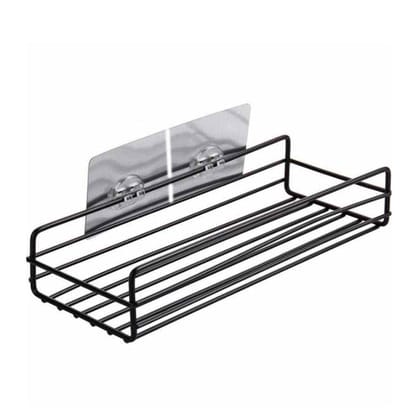 MULTIPURPOSE WALL MOUNT METAL BATHROOM SHELF AND RACK FOR HOME AND KITCHEN.