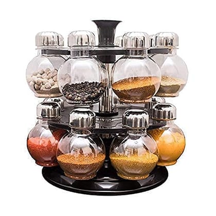 SUPER STORE Plastic, Steel Grocery Container - 250 ml  (Clear)
