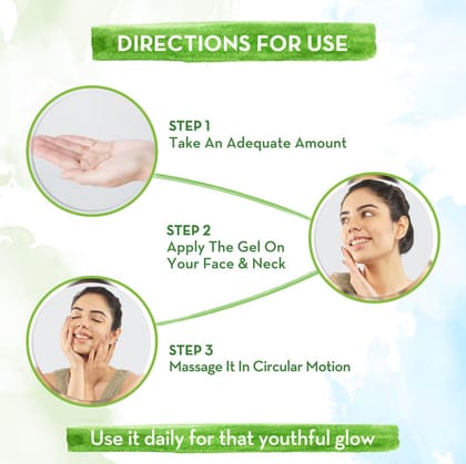 Mamaearth Aloe Ashwagandha Gel, For Face, With Aloe Vera & Ashwagandha For A Youthful Glow (300ml)