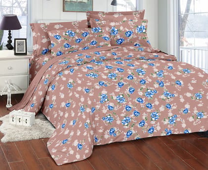 Shanplus Lifestyle Cotton Double Bedsheet Bloom 108 x 108 (1+2)