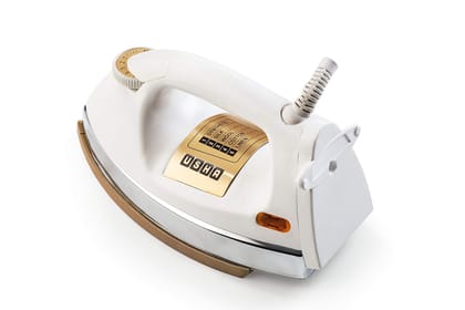 Usha EI 3710 Heavy Weight 1000-Watt Dry Iron, 1.75 Kg(White)