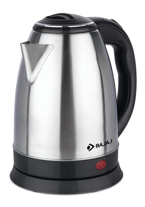 Bajaj KTX 1.8 Litre DLX Electric Kettle | 1500W Kettle with Stainless Steel Body | Cordless Operation | Auto Shut-Off Mechanism | 2-Year Warranty | Black |800 Watts