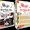Maayka Premium | Atta Vanilla Cake Mix & Black Forest Cake Mix (Pack of 2)