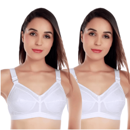 FASHION BONES Pure Cotton Full Coverage Push Up Non Padded Wire