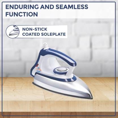 BAJAJ Majesty DX 11 1000 W Dry Iron  (White, Blue)