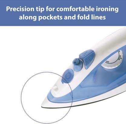 USHA SI 3713 1300 W Steam Iron  (White, Blue)
