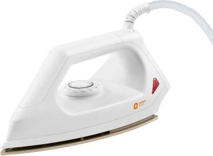 Orient Electric FabriSmooth DIFS10WGP 1000 W Dry Iron  (White, Golden)