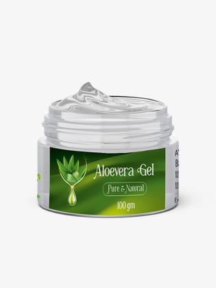 Organic AloeVera Gel -For Hair & Skin Care-100gm