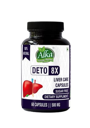 Deto8x – Fatty Liver Care Capsule-60 Cap