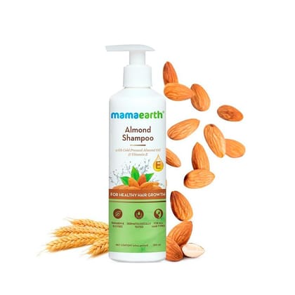 Mamaearth Almond Shampoo With Cold Pressed Almond Oil And Vitamin E (250ml) Mamaearth Almond Shampoo With Cold Pressed Almond Oil And Vitamin E (250ml)