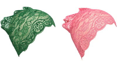 Girls and Womens Hijab Cap Hijab Headband, Under Hijab Scarf Green and Pink Naqab Head Scarf (2 pcs) Girls and Womens Hijab Cap Hijab Headband, Under Hijab Scarf Green and Pink Naqab Head Scarf (2 pcs)