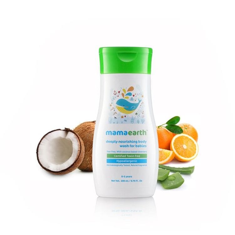 Mamaearth Deeply Nourishing Body Wash For Babies (200ml)