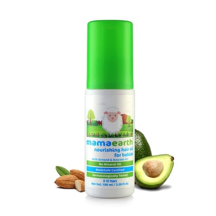 Mamaearth Nourishing Hair Oil For Babies (100ml)
