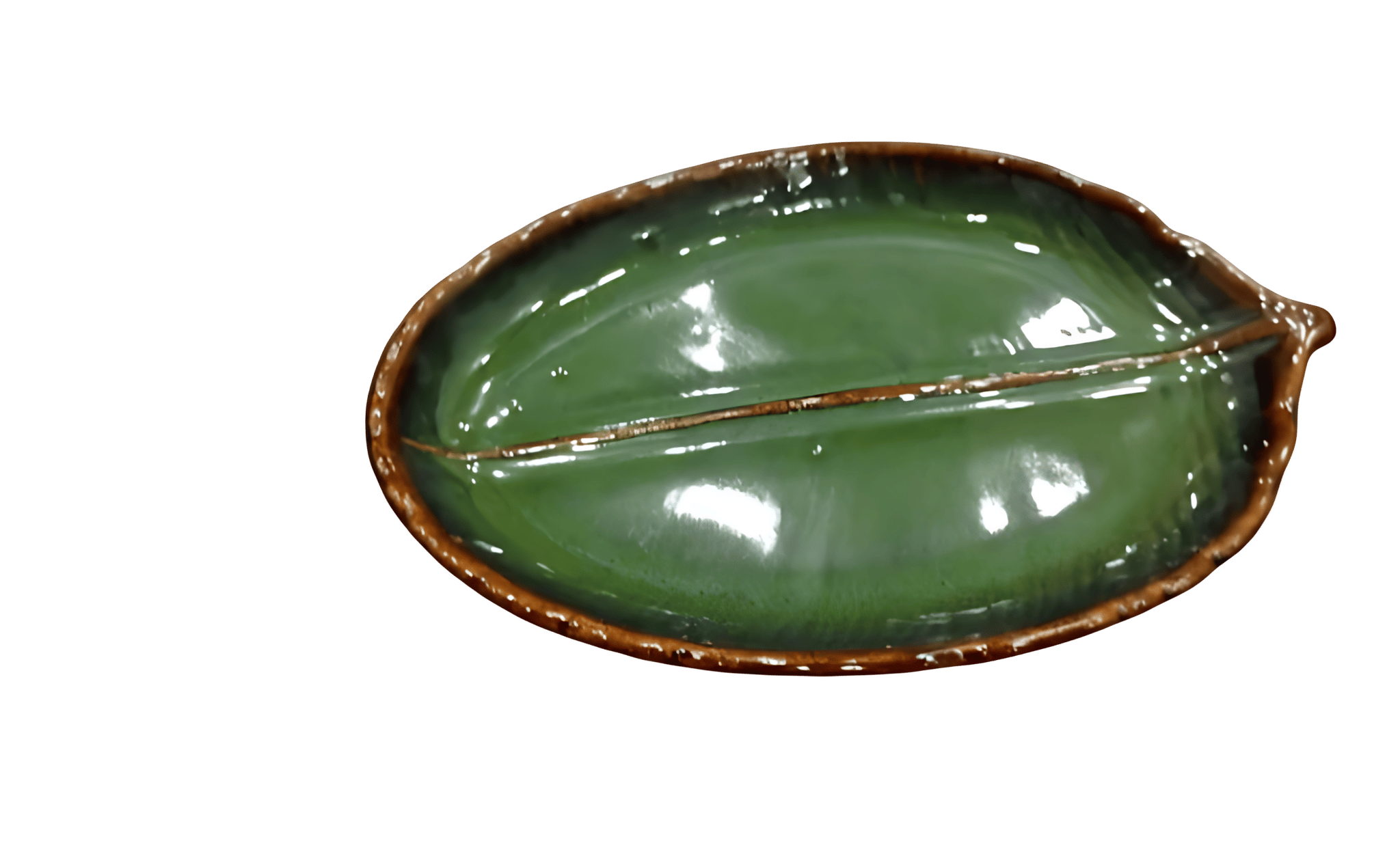 The Leaf Shaped Ceramic Platter for Serving Snacks