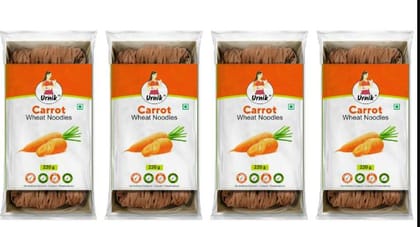 Urnik Carrot Wheat Noodles Box, 880 gm - Pack Of 4