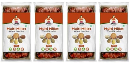 Urnik Multi Millet Wheat Noodles Box, 880 gm - Pack Of 4