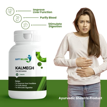 Happy Millions Ayurvedic Kalmegh - The Detoxifier | 30 Tablet