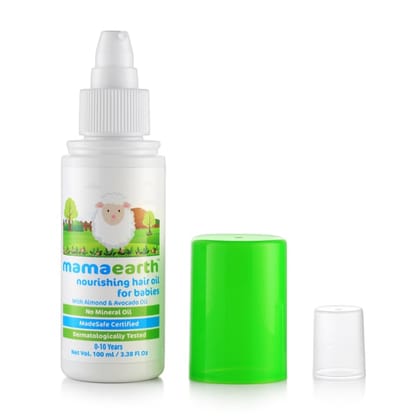 Mamaearth Soothing Massage Oil for Babies 0 - 5 Years (100ml) + Mamaearth Nourishing Hair Oil For Babies (100ml) Pack of 2