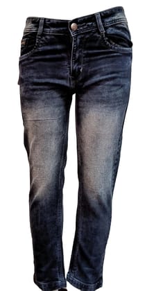 AoutRage Jeans Ancle Length Cotton by Cotton streachable (30) Dark Blue