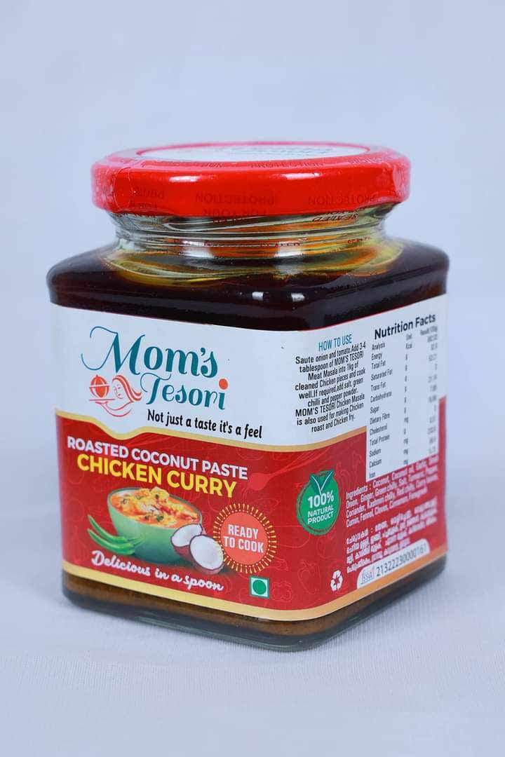 MOMS TESORI ROASTED COCONUT PASTE - CHICKEN CURRY