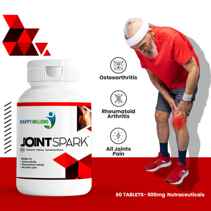 Happy Millions JointSpark - Get Relief From Pain | 60 Tablet
