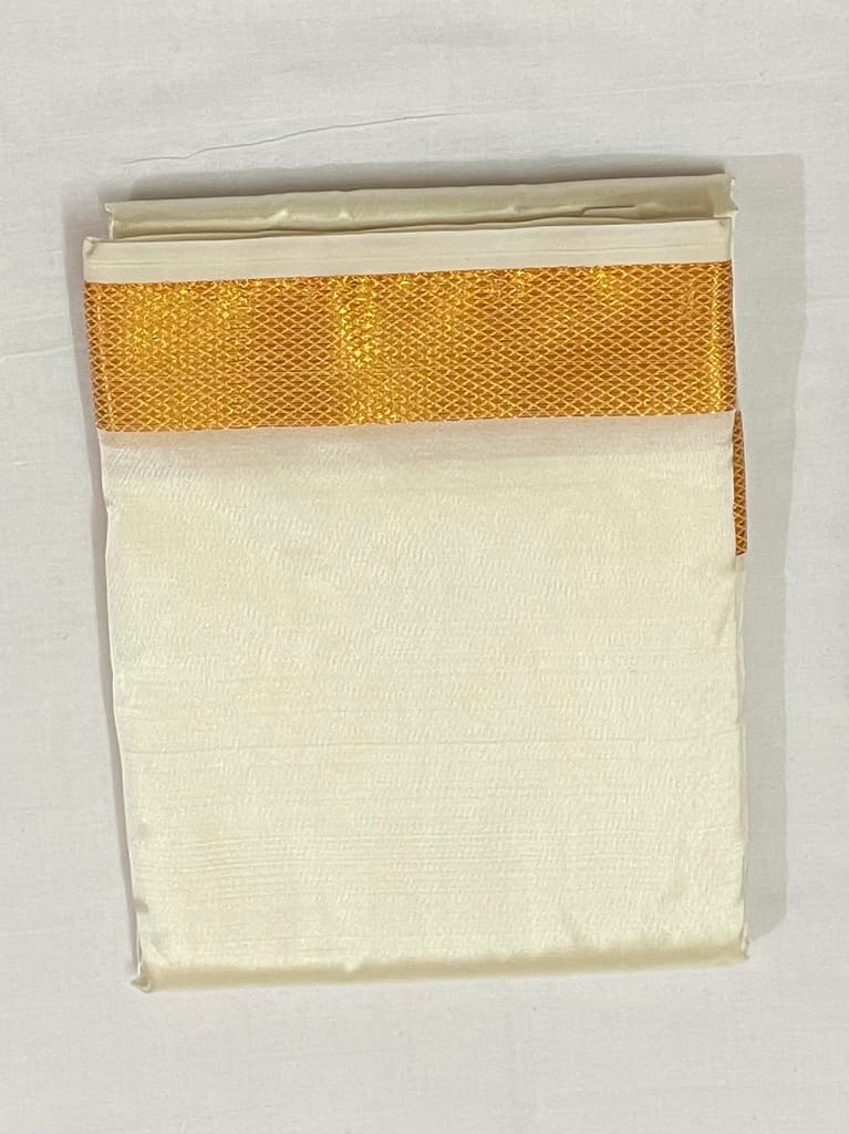 Silk Dhoti - 80K - Double size - Marriage Dhoti, Silk Mundu Dhotis