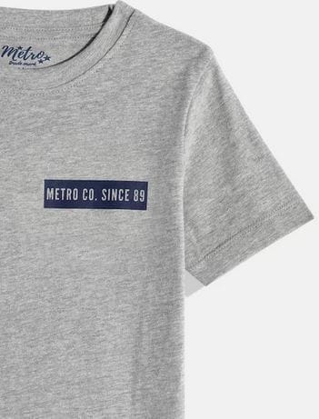 Boys Grey Pack of 3 Printed T-shirt