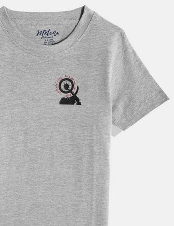 Boys Grey Pack of 3 Printed T-shirt