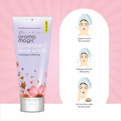 Aroma Magic Lavender Face Wash For Dry Skin (100ml)