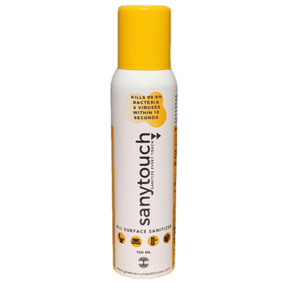 Sanytouch Sanitizer Spray - All surface Disinfectant Spray (150 ml) Sanytouch Sanitizer Spray - All surface Disinfectant Spray (150 ml)