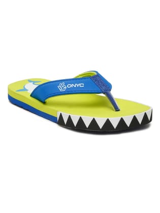 ONYC Kids V-Shape Shark Pattern Slippers for Boys and Girls