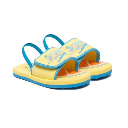 ONYC Kids Surfing Slippers for Boys and Girls - Yellow