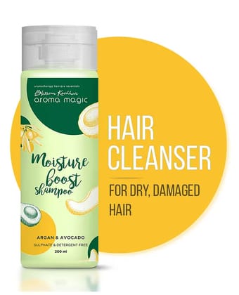 Aroma Magic Moisture Boost Shampoo Argan & Avocado Sulphate & Detergent Free (200ml)