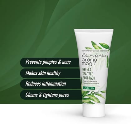 Aroma Magic Neem & Tea Tree Face Pack - 50gm