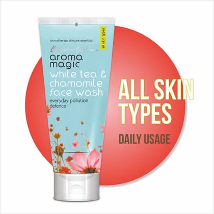 Aroma Magic White Tea Chamomile & Lavender Face Wash Combo For Dry Skin (100 gm each) Pack of 2